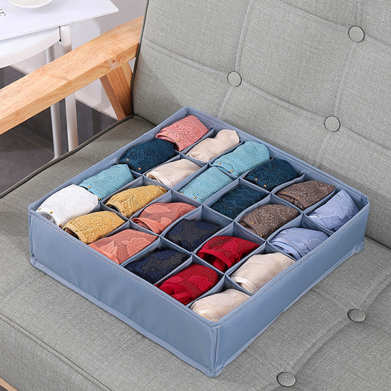 Sock Storage Box - 24 Compartment Washable