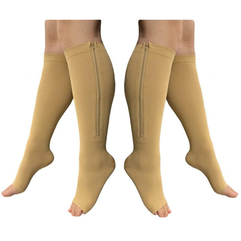 Zip Up Compression Socks