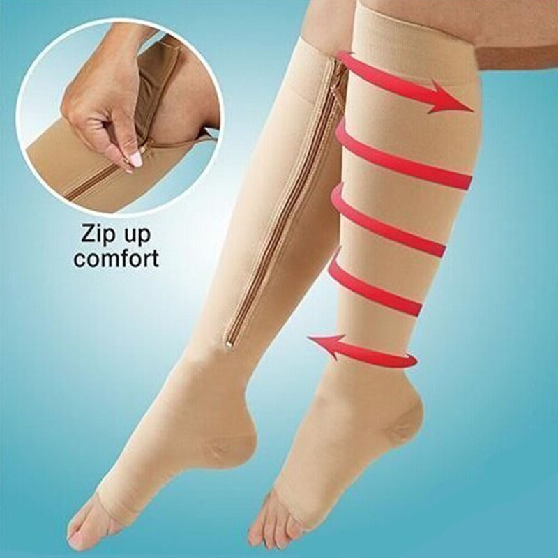 Zip Up Compression Socks