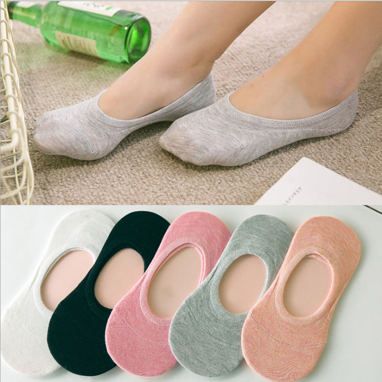 Women's Solid Color Low Cut Socks