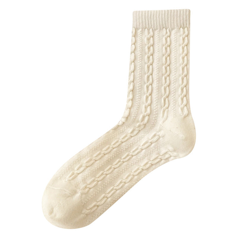 Women's Retro Twist Tube Socks