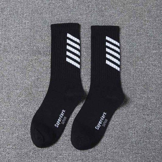 Striped sports socks