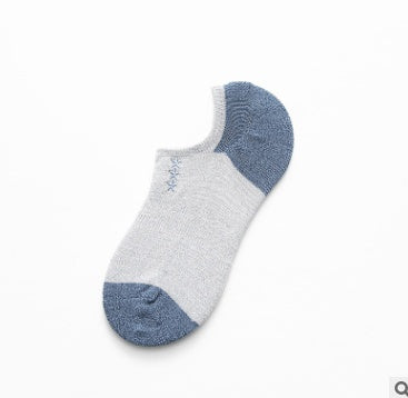 Men's Cotton Socks Low Cut Embroidered