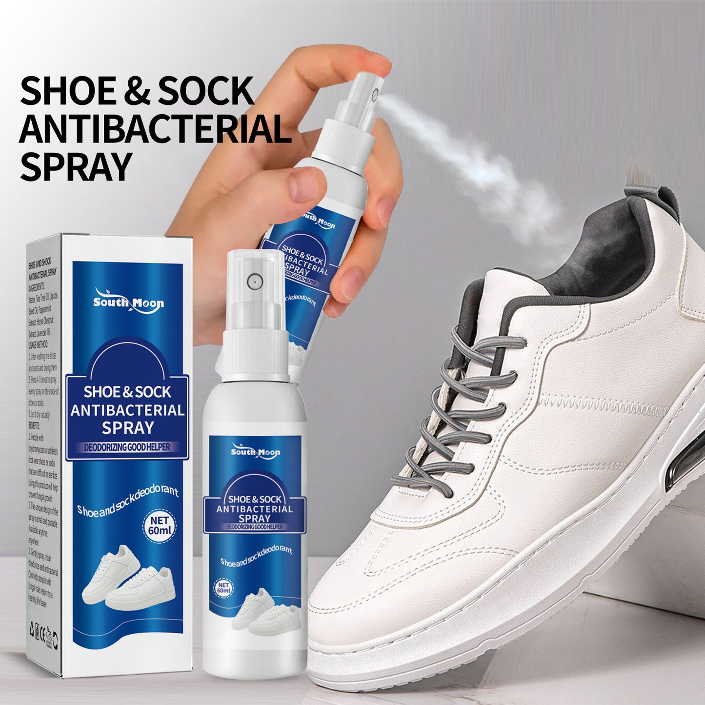 South Moon Shoe And Sock Deodorizing Spray