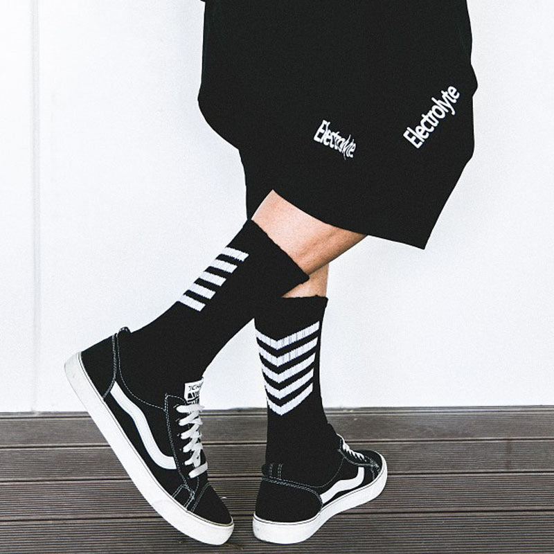 Striped sports socks