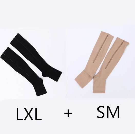 Zip Up Compression Socks