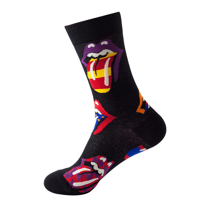 Kiss Pattern Socks