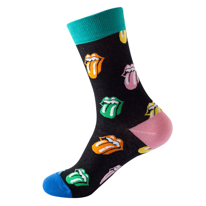 Kiss Pattern Socks