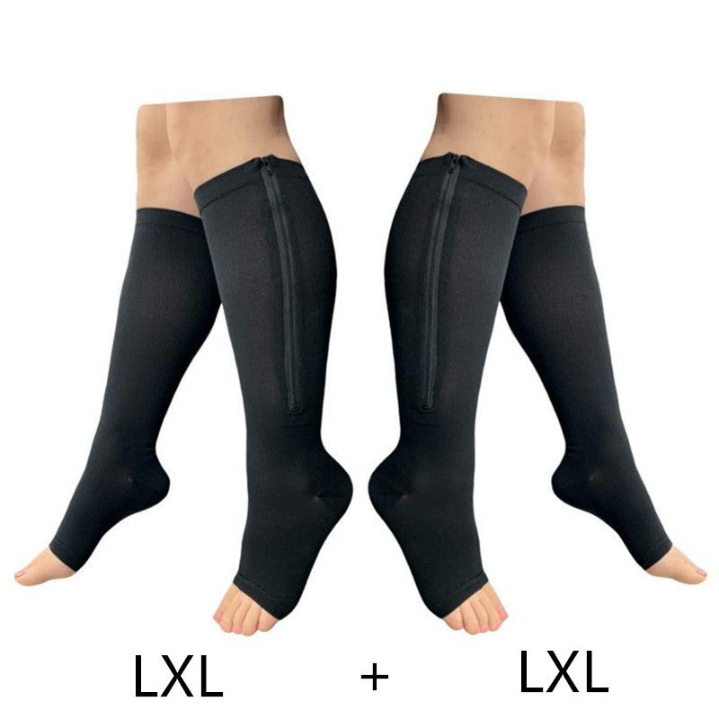 Zip Up Compression Socks