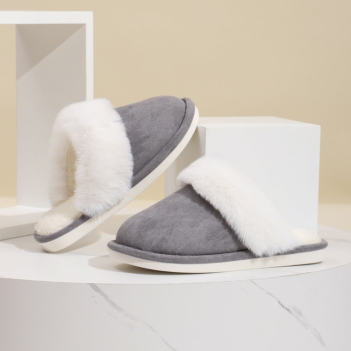 Fuzzy Slipper House Shoes