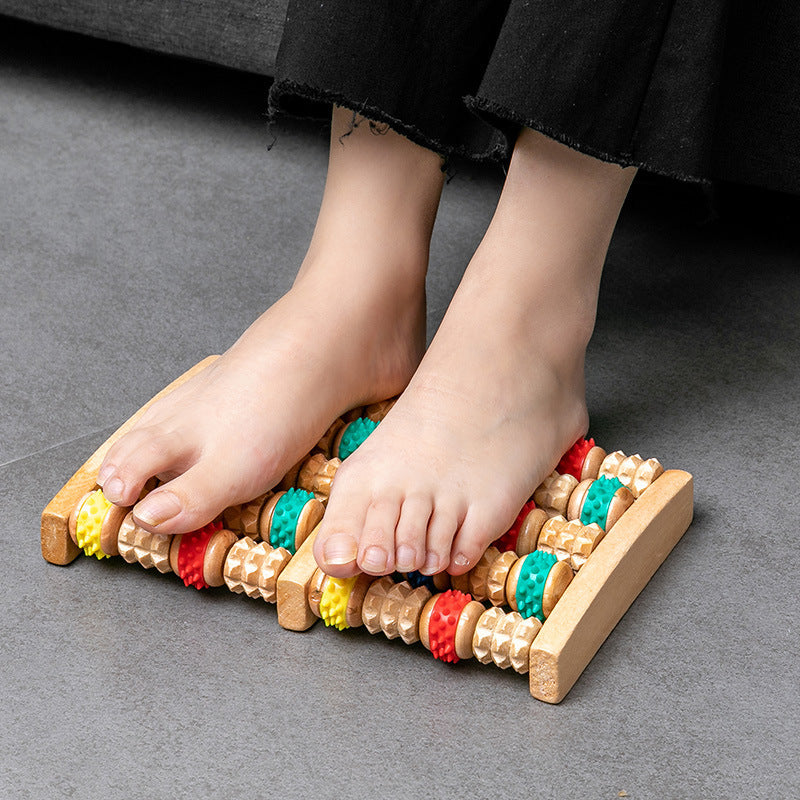 Large Wooden Acupoint Foot Massager