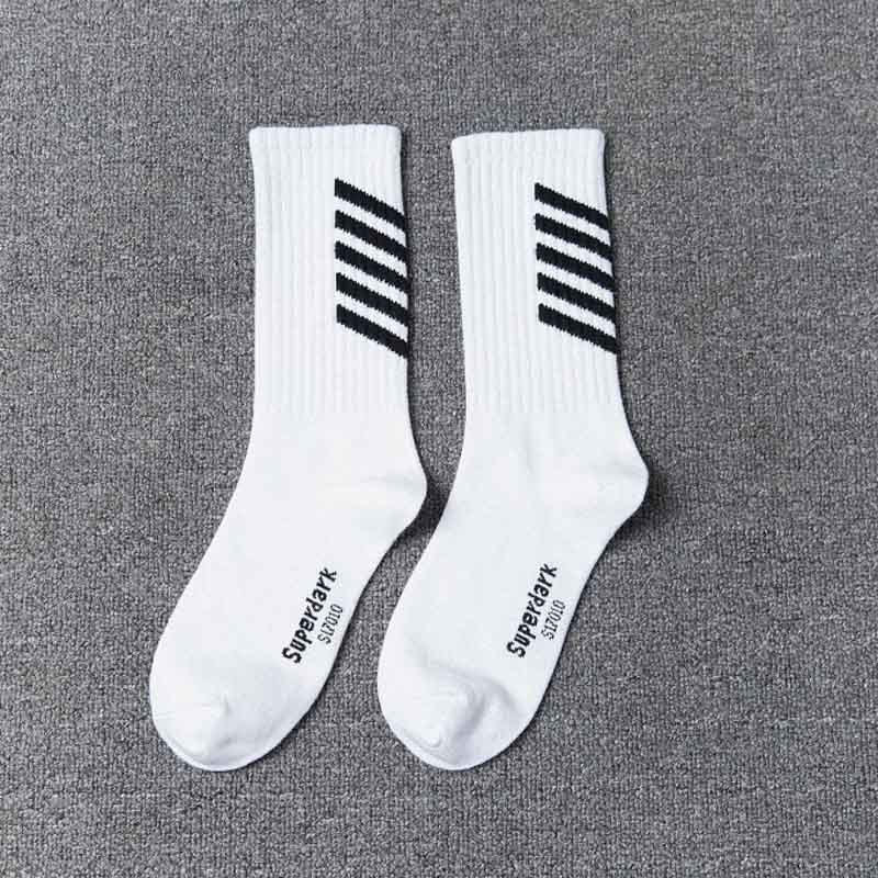 Striped sports socks