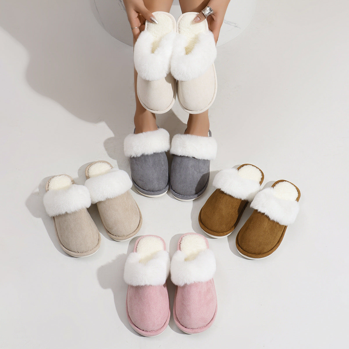 Fuzzy Slipper House Shoes