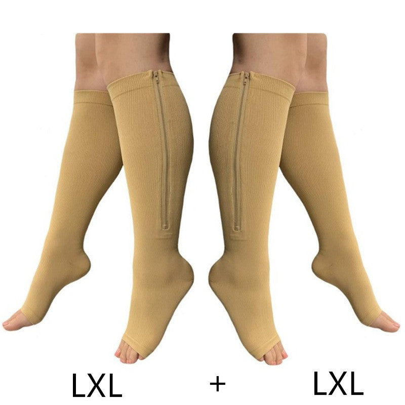 Zip Up Compression Socks