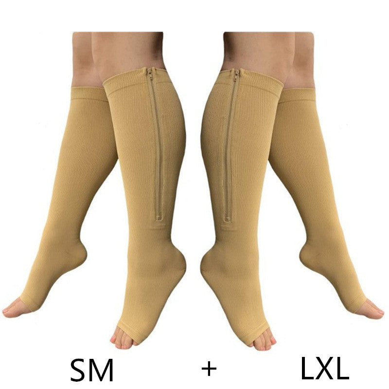 Zip Up Compression Socks